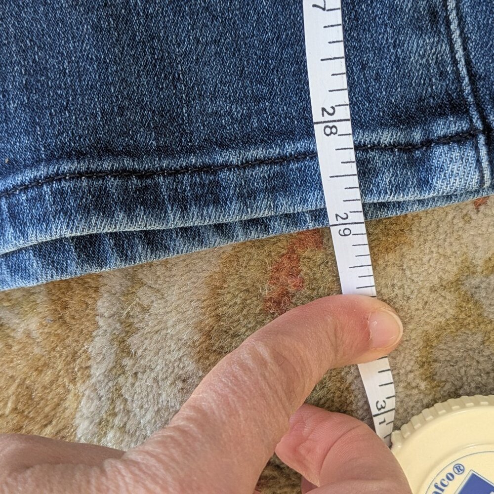 FRAME women's Le Slim Palazzo jeans size 28 blue in EUC - Picture 7 of 7